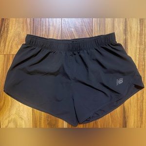 New Balance Black Running Shorts with built-in undies medium M